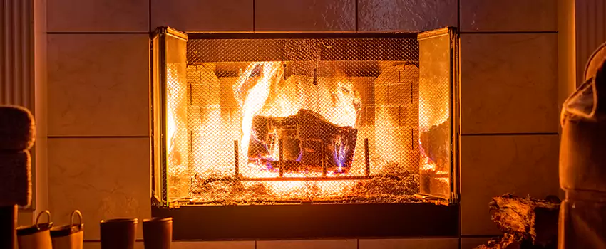 Mendota Hearth Landscape Fireplace Installation in Fremont, Ohio