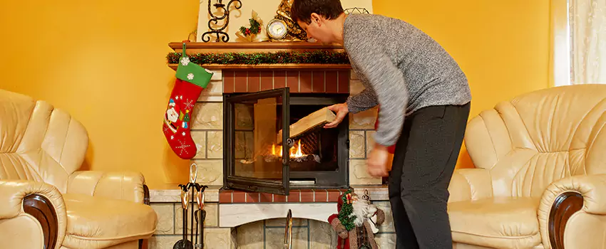 Rusted Metal Fireplace Restoration in Fremont, Ohio